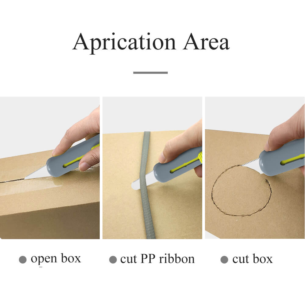 Ceramic Retractable Blade Portable Paper Cutting Stationery Knife