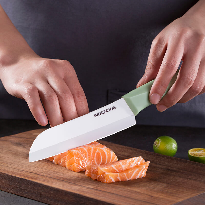 Kitchen Cutlery Best Chef Knife Ceramic Santoku Knife