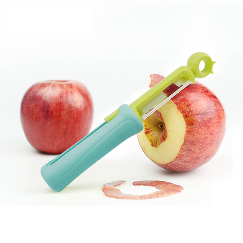 Kitchen Gadget Manual Retractable Ceramic Fruit Apple Peeler