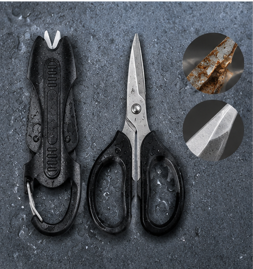 Comparison between zirconia ceramic fishing scissors and stainless steel scissors for fishing applications