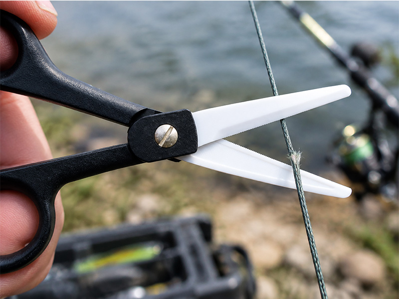 MIDDIA zirconia ceramic fishing scissors cutting braided PE line