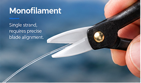 Ceramic fishing scissors trimming nylon monofilament fishing line Ceramic fishing scissors trimming nylon monofilament fishing line