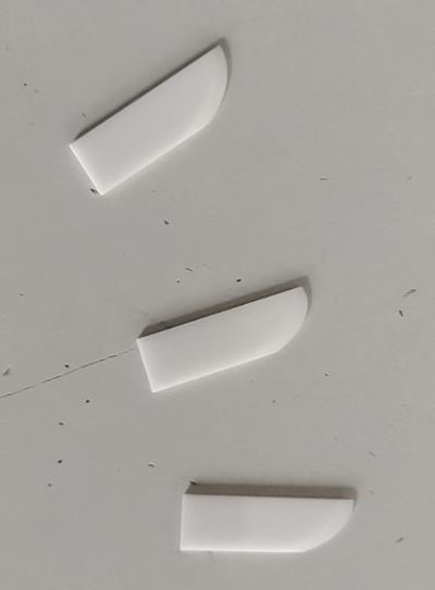 Zirconia Blade Fishing line cutter scissors Industrial Ceramic Blade